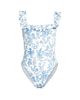 Lilly Pulitzer Women's Aemma Ruffled Floral One-Piece Swimsuit - 7