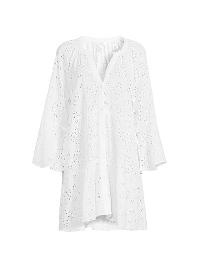 Lilly Pulitzer Women's Brailey Eyelet Cover-Up Shirt