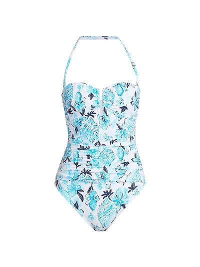 Lilly Pulitzer Women's Farlee Resort Seashell Splendor One-Piece Swimsuit