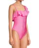 Lilly Pulitzer Women's Ruffled One-Shoulder One-Piece Swimsuit - 4