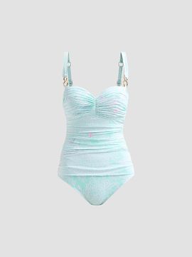 Lilly Pulitzer Women's Solaria Printed Chain-Link One-Piece Swimsuit