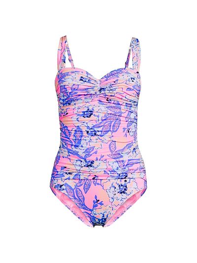 Lilly Pulitzer Women's Solaria Ruched One-Piece Swimsuit