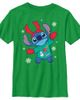 Lilo & Stitch Boy's Lilo & Stitch Christmas Outfit Stitch Graphic Tee - 1