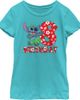 Lilo & Stitch Girl's Lilo & Stitch 8th Birthday Hula Dance Graphic Tee - 1