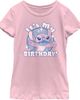 Lilo & Stitch Girl's Lilo & Stitch Angel It's My Birthday Graphic Tee - 1