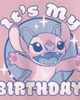 Lilo & Stitch Girl's Lilo & Stitch Angel It's My Birthday Graphic Tee - 2