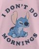 Lilo & Stitch Girl's Lilo & Stitch Experiment 626 I Don't Do Mornings Graphic Tee - 2