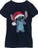 Lilo & Stitch Girl's Lilo & Stitch Santa Surprise Graphic Tee - 1