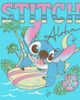 Lilo & Stitch Girl's Lilo & Stitch Surfing Aloha Stitch Graphic Cropped T-Shirt - 2