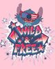 Lilo & Stitch Girls Lilo & Stitch Troublemaker Wild and Free T Shirt - 2