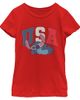 Lilo & Stitch Girls Lilo & Stitch USA Cool Sunglasses T Shirt - 1