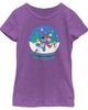 Lilo & Stitch Girl's Lilo & Stitch Winter Wonderland Stitch Graphic Tee - 1