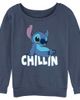 Lilo & Stitch Juniors Lilo & Stitch Alien Chillin Sweatshirt - 1