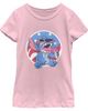 Lilo & Stitch Lilo & Stitch Girls' American Ice Cream Graphic Short Sleeve T-Shirt - 1