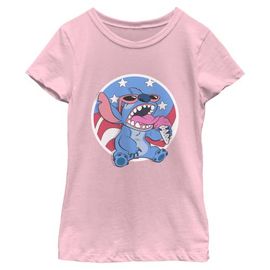 Lilo & Stitch Lilo & Stitch Girls' American Ice Cream Graphic Short Sleeve T-Shirt