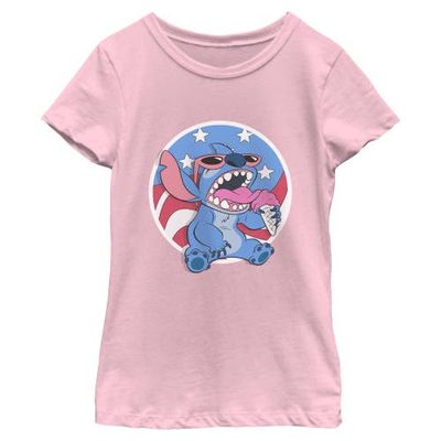 Lilo & Stitch Lilo & Stitch Girls' American Ice Cream Graphic Short Sleeve T-Shirt