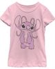 Lilo & Stitch Lilo & Stitch Girls' Angel Large Portrait Graphic Short Sleeve T-Shirt - 1