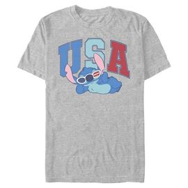 Lilo & Stitch Lilo & Stitch Men's American Experiment 626 Short Sleeve Graphic T-Shirt