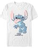 Lilo & Stitch Lilo & Stitch Men's Dot Art Stitch Short Sleeve Graphic T-Shirt - 2