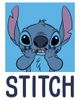 Lilo & Stitch Lilo & Stitch Men's Simple Blue Stitch Portrait Short Sleeve Graphic T-Shirt - 3