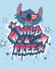Lilo & Stitch Lilo & Stitch Men's Troublemaker Wild and Free Short Sleeve Graphic T-Shirt - 2