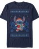 Lilo & Stitch Men's Lilo & Stitch Christmas with Scrump Graphic Tee - 1
