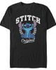 Lilo & Stitch Mens Lilo & Stitch Original Collegiate Stitch T Shirt - 1
