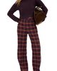 Lily and Lionel London Lily and Lionel London Damson High Waisted Tartan Print Trouser - 3