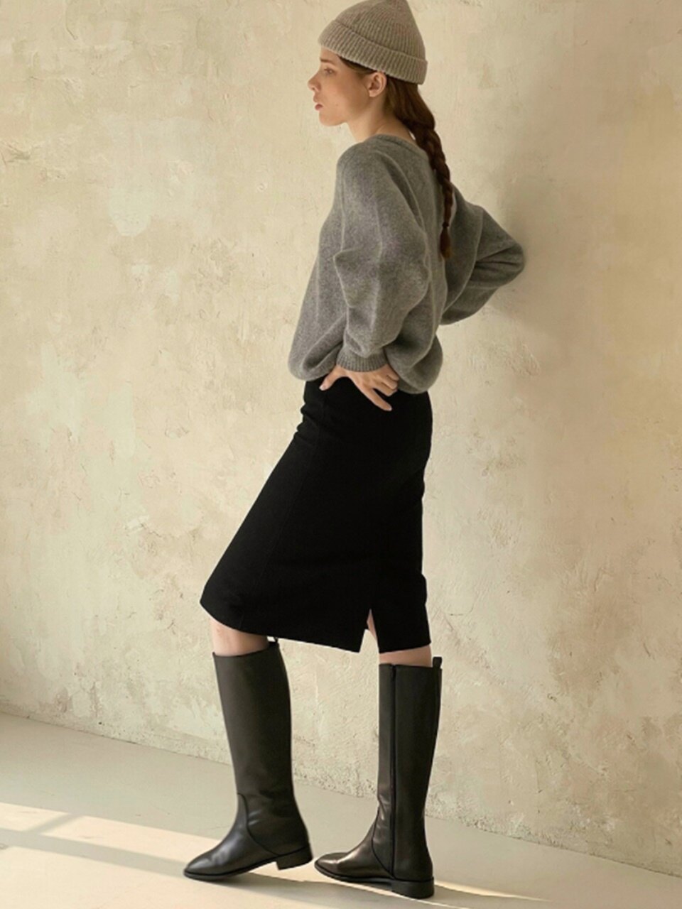 lilyshoe Manon Long Boots - Black