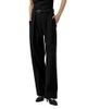 Lilysilk Lilysilk Box Pleated Silk-Wool Trouser - 1