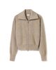 Lilysilk Lilysilk Brushed Cashmere Zip up Cardigan - 5