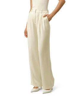 Lilysilk Lilysilk Double Faced Charmeuse Straight Leg Pant
