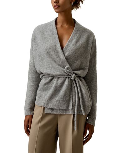 Lilysilk Lilysilk Lounge Wrap Knit Cardigan