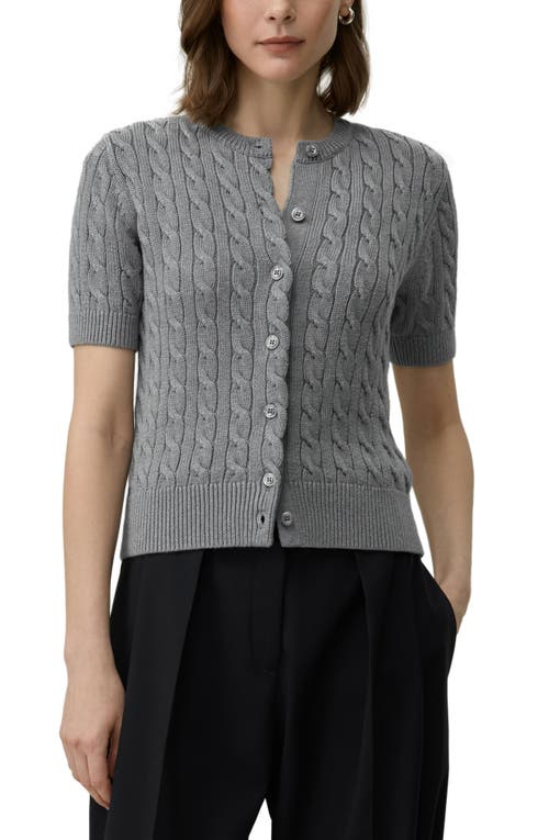 Lilysilk LILYSILK Silk-Cotton Cable-Knit Cardigan