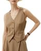 Lilysilk Lilysilk Silk-Wool Vest with Jacquard Silk Back - 1