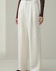 Lilysilk Lilysilk Silk Crepe Pleated Straight Trousers - 2