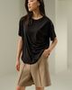 Lilysilk Lilysilk Silk Jersey Oversized Tee - 4