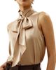 Lilysilk Lilysilk Sleeveless Tie-Neck Silk Blouse - 1