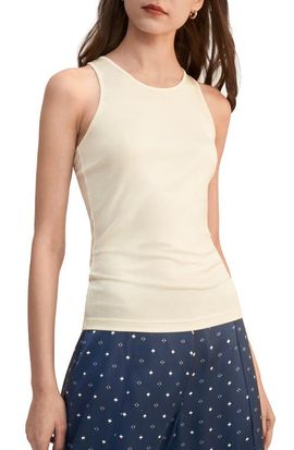 Lilysilk Lilysilk Spartium Racer-Back Silk Jersey Tank