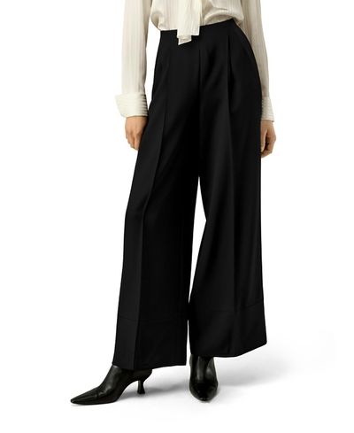 Lilysilk Lilysilk Stretch Silk Wide-Leg Pants