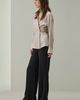 Lilysilk Lilysilk Striped Silk Twill Asymmetric Wrap Shirt - 2