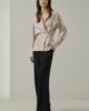 Lilysilk Lilysilk Striped Silk Twill Asymmetric Wrap Shirt - 4