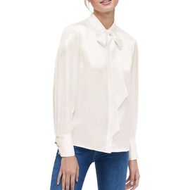 Lilysilk Lilysilk Vintage Bow Tie Silk Blouse