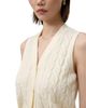 Lilysilk Lilysilk Washable Cable Knit Wool Vest - 4