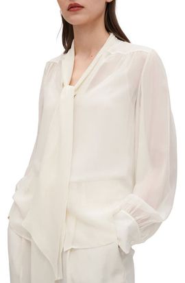 Lilysilk LILYSILK Women's Bow Tie Silk Jasmine Blouse