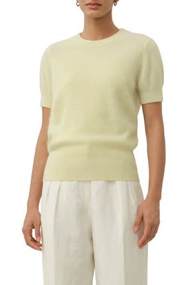 Lilysilk Lilysilk Women's Brushed Cashmere Short-Sleeve Sweater