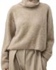 Lilysilk Lilysilk Women's Brushed Cashmere Turtleneck Sweater - 1