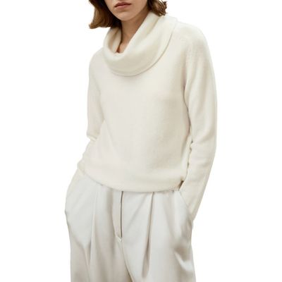 Lilysilk Lilysilk Women's Cashmere Cowl Neck Sweater
