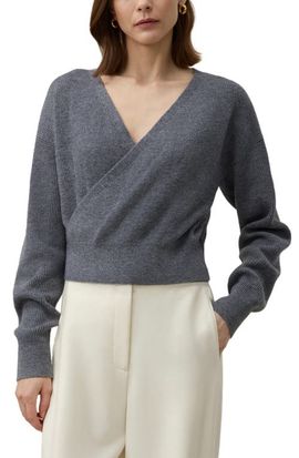 Lilysilk Lilysilk Women's Machine-Washable Wool Wrap Sweater