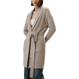 Lilysilk LILYSILK Women's Merino Wool Shawl Collar Cardigan